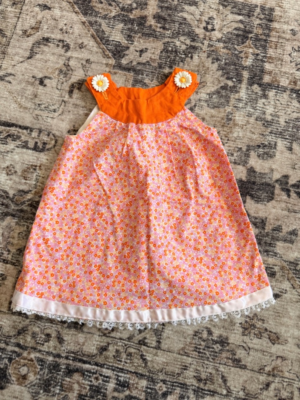 Handmade Baby Girl Floral Dress